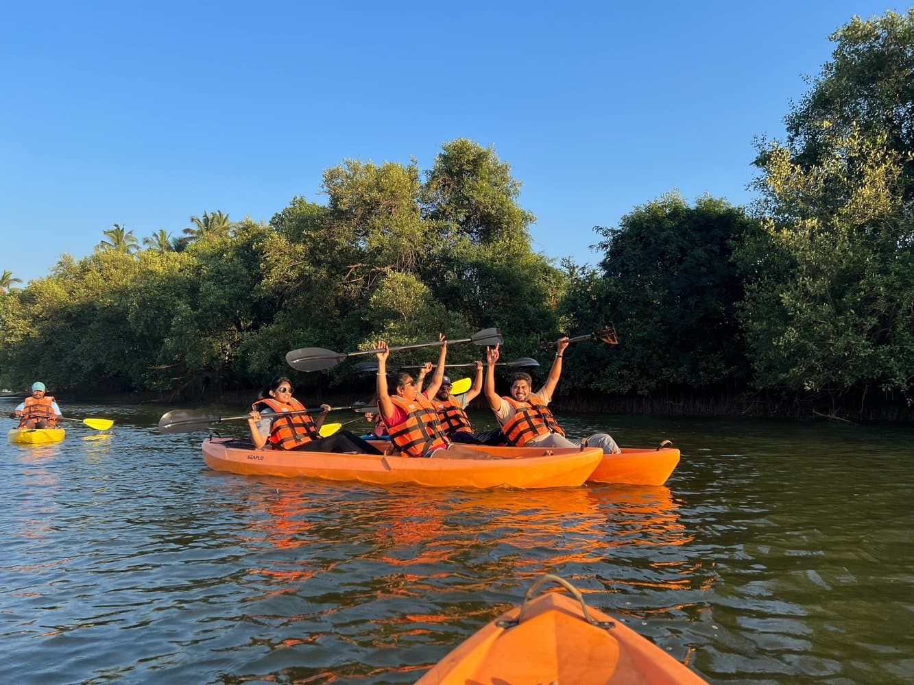 Kayaking on the Chapora River